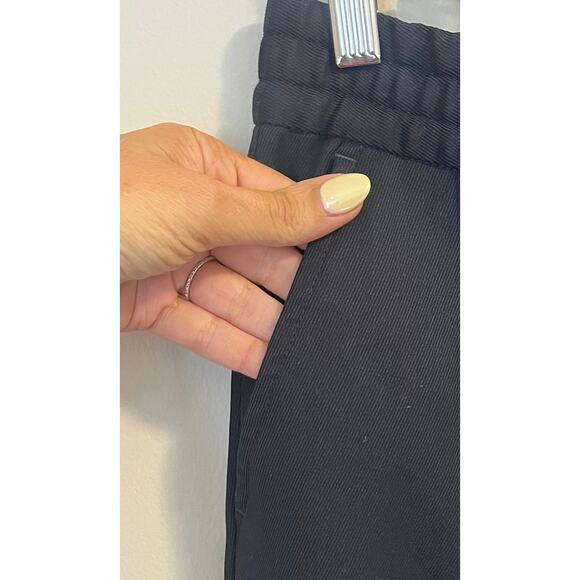 Filippa K Terry Cropped Slim Fit Wool Blend Trousers in Black Men's sz. 48 or M - Picture 6 of 9